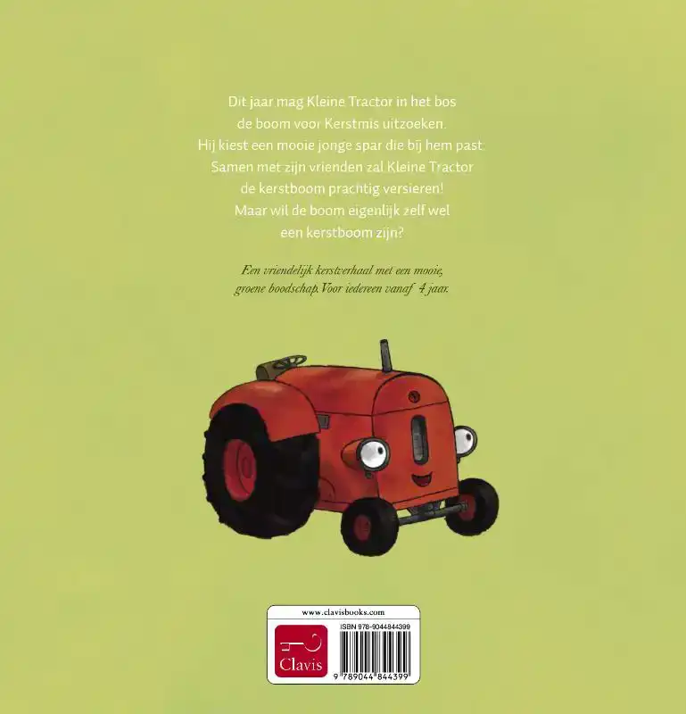 KLEINE TRACTOR EN DE KERSTBOOM