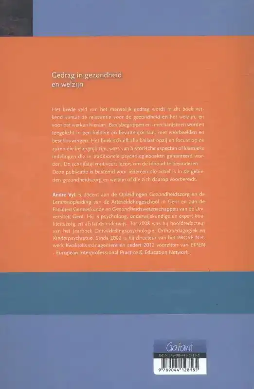 GEDRAG IN GEZONDHEID EN WELZIJN
