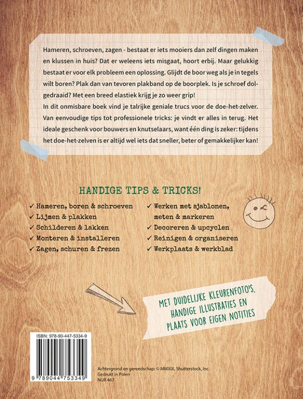 ONMISBARE TIPS EN TRICKS VOOR DE KLUSSER