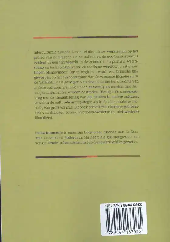 INTERCULTURELE FILOSOFIE