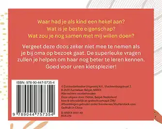 TIJD VOOR EEN LEUKE BABBEL MET OMA PRAATKAARTEN