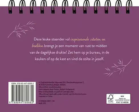 KOM TOT RUST - TAFELSTAANDER