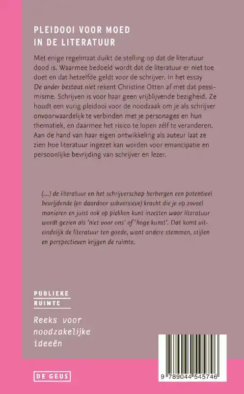 DE ANDER BESTAAT NIET