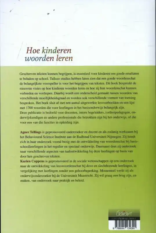 HOE KINDEREN WOORDEN LEREN