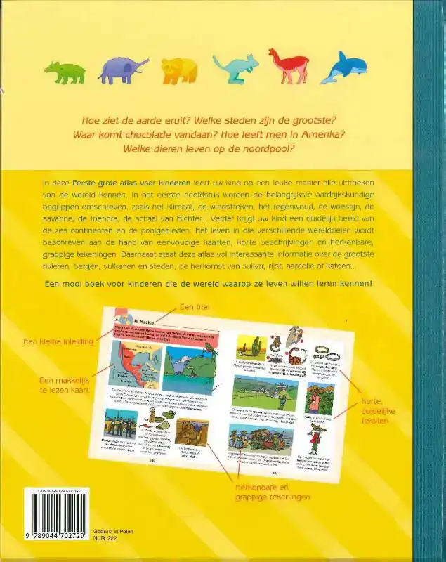 EERSTE GROTE ATLAS VOOR KINDEREN