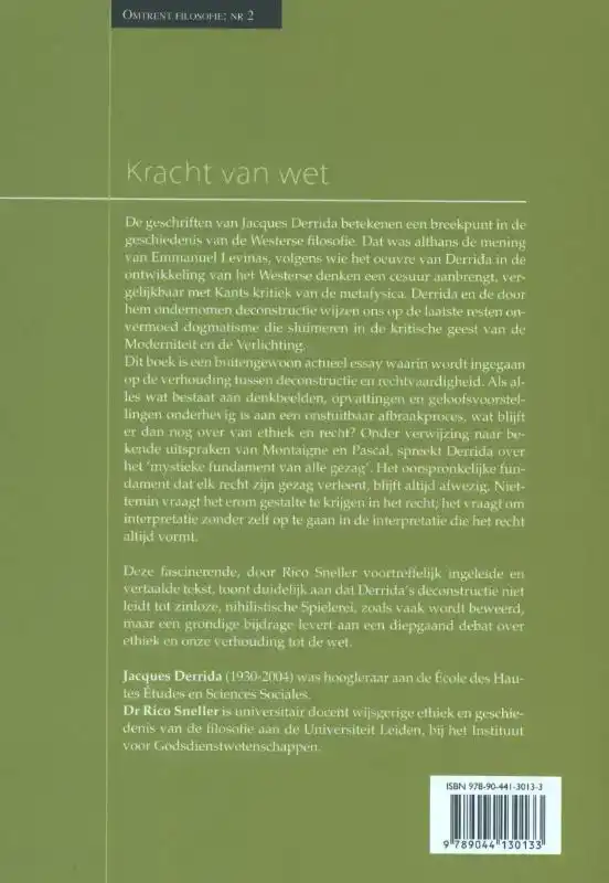 KRACHT VAN WET