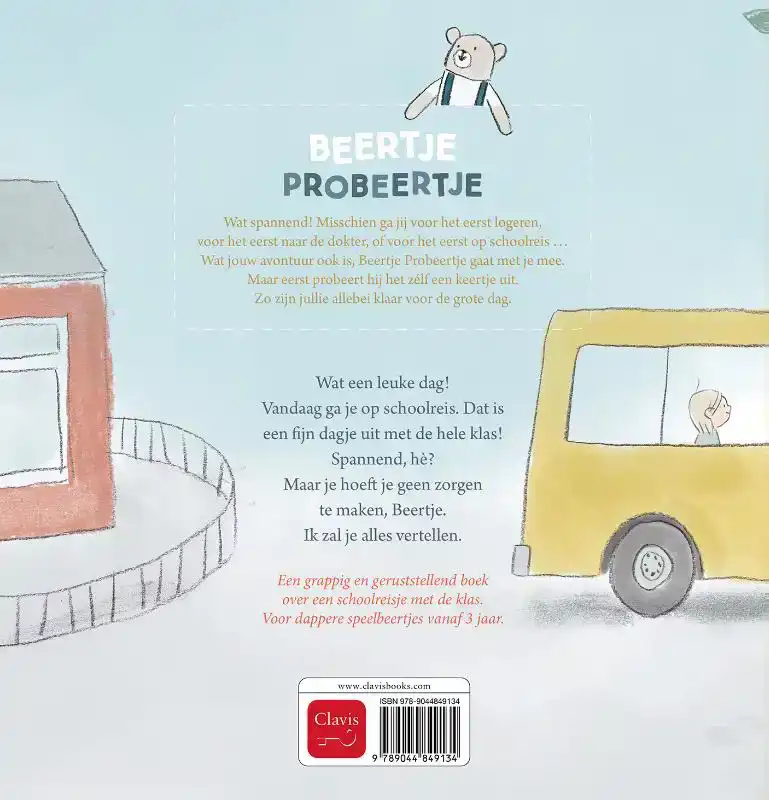 BEERTJE PROBEERTJE GAAT OP SCHOOLREIS