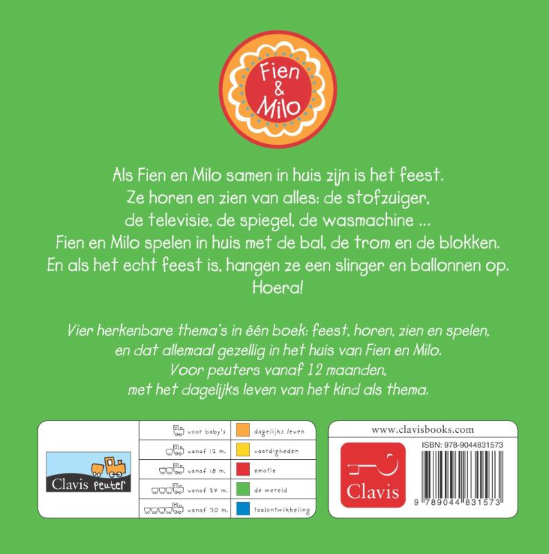 FIEN EN MILO. FEEST IN HUIS