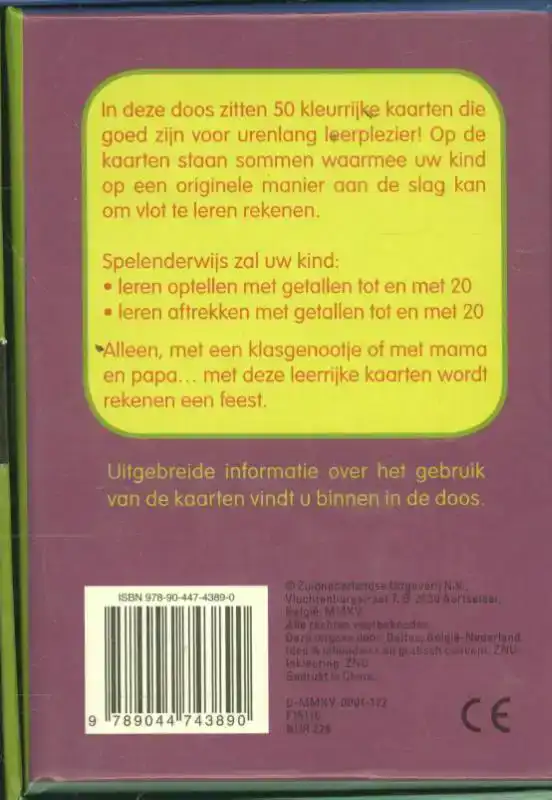 SPEEL- EN LEERKAARTEN - IK LEER OPTELLEN EN AFTREKKEN (6-7 J