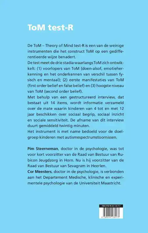 TOM TEST-R - SET: HANDLEIDING (MET DOWLOADCODE) + WERKBOEK/T