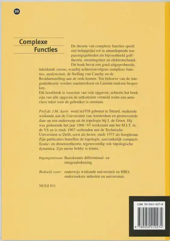 COMPLEXE FUNCTIES