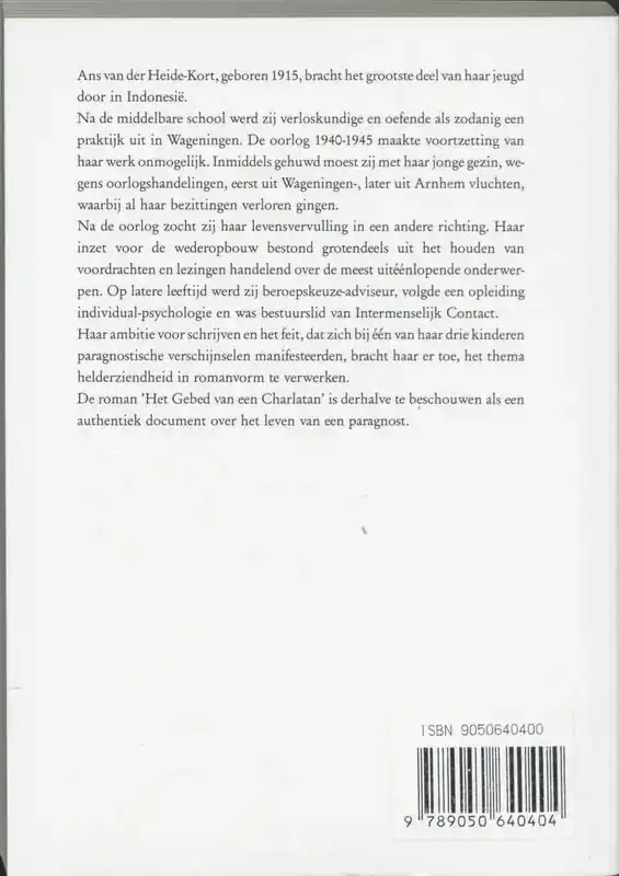 HET GEBED VAN EEN CHARLATAN