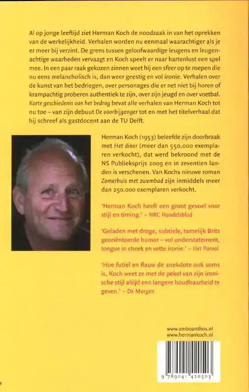 KORTE GESCHIEDENIS VAN HET BEDROG