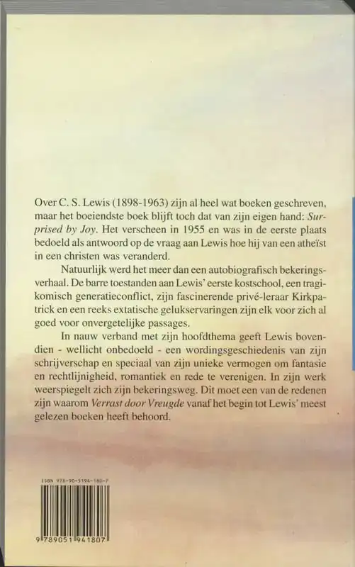 VERRAST DOOR VREUGDE