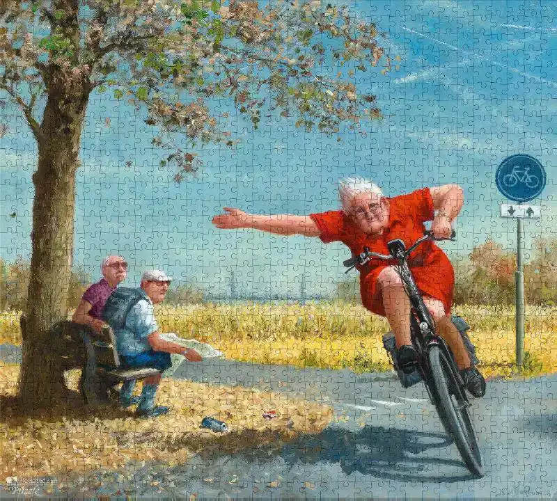 MARIUS VAN DOKKUM - TURBO PUZZEL 1000 STUKJES