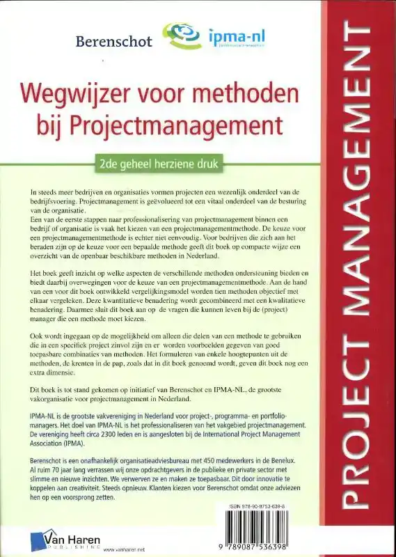 WEGWIJZER VOOR METHODEN BIJ PROJECTMANAGEMENT