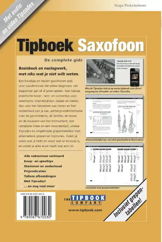 TIPBOEK SAXOFOON