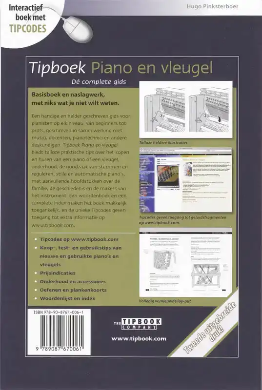 TIPBOEK PIANO EN VLEUGEL