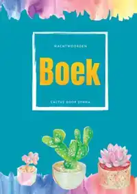 WACHTWOORDENBOEK CACTUS A5