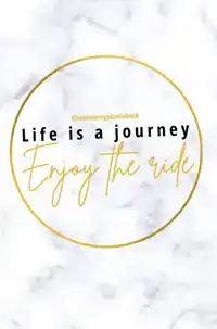 KILOMETERREGISTRATIEBOEK LIFE IS A JOURNEY, ENJOY THE RIDE