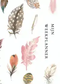 WEEKPLANNER - WERKPLANNER - A4 - BOHO - WIT - VEER - ONGEDAT