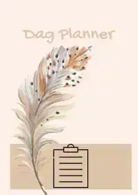 DAGPLANNER - WERKPLANNER - BOHO - A4 - VEER - ONGEDATEERD.