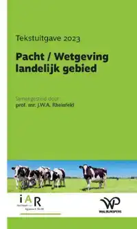 PACHT / WETGEVING LANDELIJK GEBIED