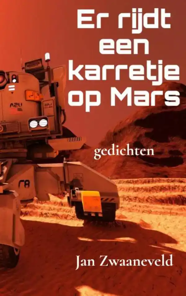 ER RIJDT EEN KARRETJE OP MARS
