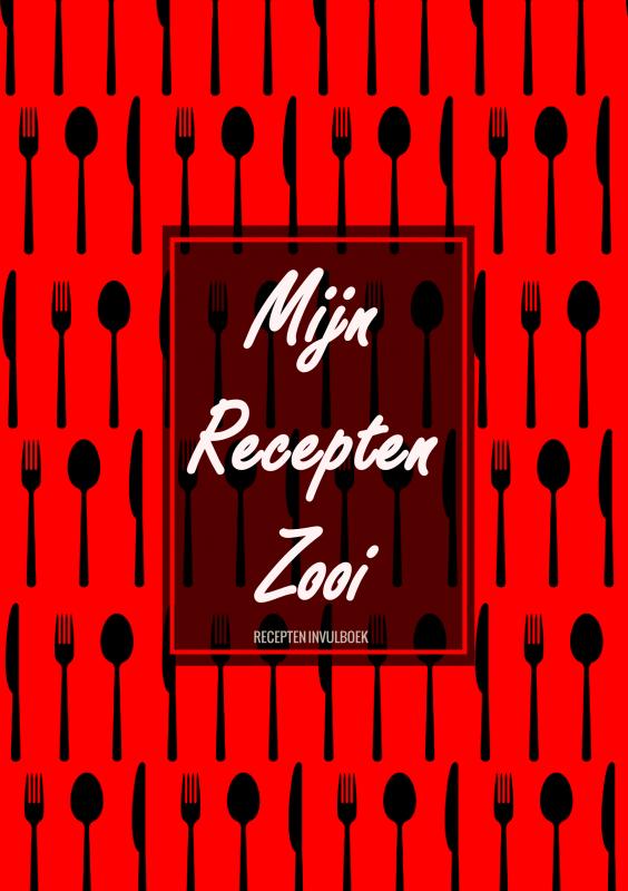 KERSTCADEAU - BLANCO RECEPTEN INVULBOEK - "MIJN RECEPTEN ZOO