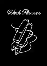 WERKPLANNER - TO DO PLANNER - A4 ZWART/WIT - ONGEDATEERD.