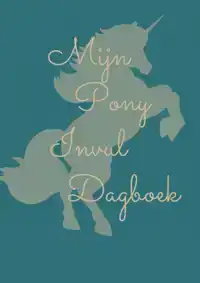 MIJN PONY INVUL DAGBOEK GROEN