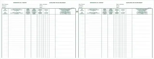 REGISTER PIQURE AANDEELHOUDER BVBA/SPRL