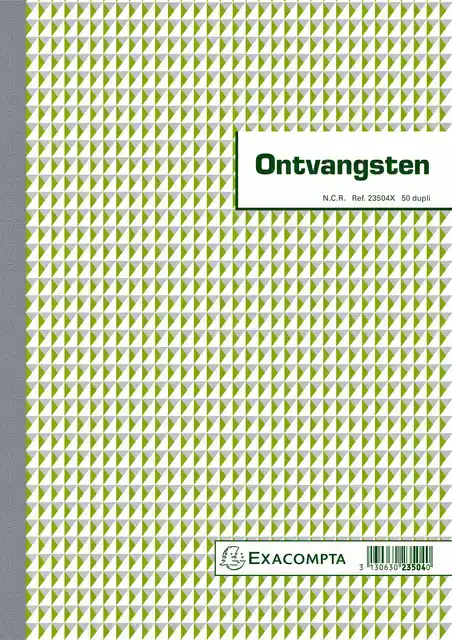 KASBOEK EXACOMPTA MANIFOLD ONTVANGSTEN