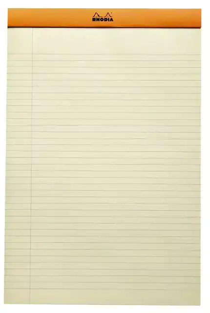 SCHRIJFBLOK RHODIA A4 LIJN 80VEL 80GR