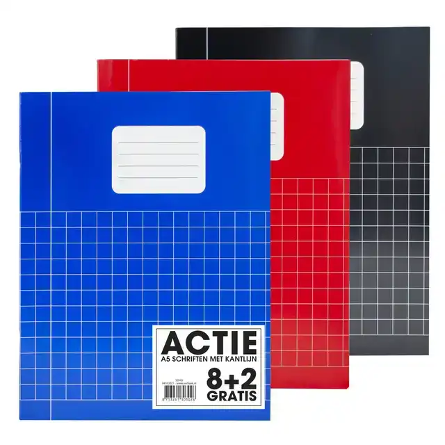 SCHRIFT VERHAAK BASIC A5 RUIT 10X10