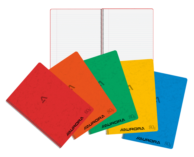 SCHRIFT AURORA A4 LIJN 120PAG 80GR