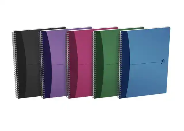 SPIRAALBLOK OXFORD URBAN MIX A4 RUIT
