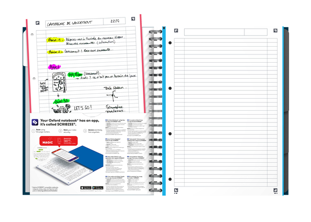 COLLEGEBLOK OXFORD EUROPEANBOOK A4+ 120