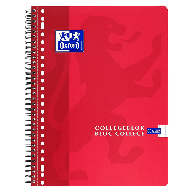 COLLEGEBLK OXF SCHOOL A4 RT 10MM 23G