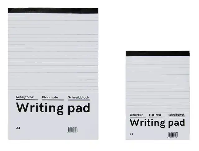 SCHRIJFBLOK QBASIC A4 LIJN 160BLZ 60GR