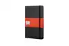 ADRESBOEK MOLESKINE L 130X210MM HC LIJN