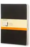 SCHRIFT MOLESKINE 190X250MM LIJN 240PAG