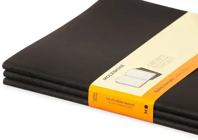 SCHRIFT MOLESKINE 190X250MM LIJN 240PAG