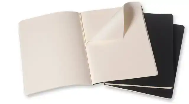 SCHRIFT MOLESKINE 190X250MM LIJN 240PAG