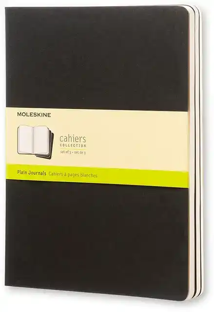 SCHRIFT MOLESKINE 190X250MM BLC 240PAG