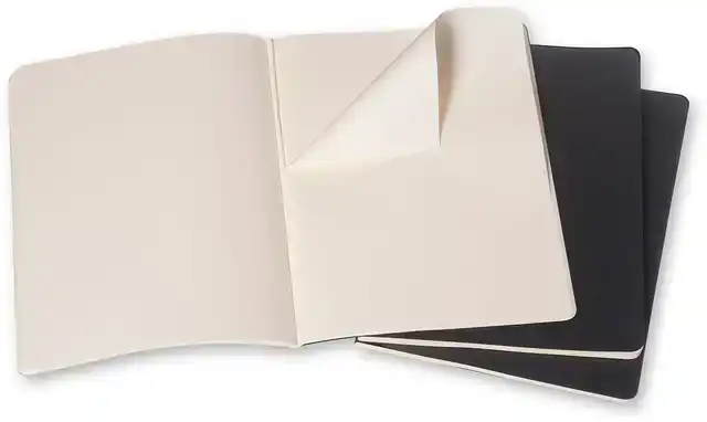 SCHRIFT MOLESKINE 190X250MM BLC 240PAG