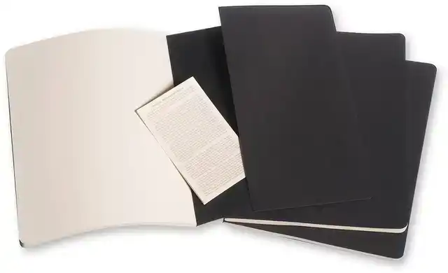 SCHRIFT MOLESKINE 190X250MM BLC 240PAG