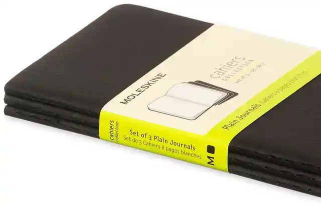 SCHRIFT MOLESKINE 90X140MM BLC 240PAG