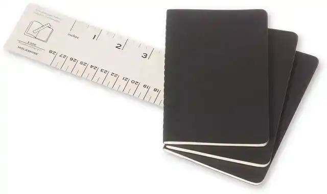 SCHRIFT MOLESKINE 90X140MM BLC 240PAG