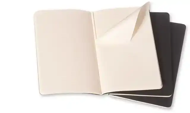 SCHRIFT MOLESKINE 130X210MM LIJN 160PAG